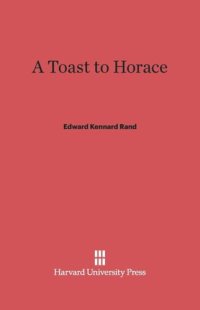 cover of the book A Toast to Horace