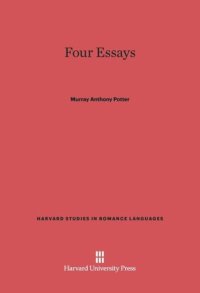 cover of the book Four Essays