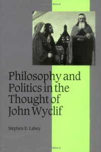 cover of the book Philosophy and Politics in the Thought of John Wyclif 