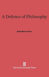 cover of the book A Defence of Philosophy