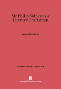 cover of the book Sir Philip Sidney as a Literary Craftsman