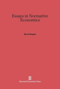 cover of the book Essays in Normative Economics