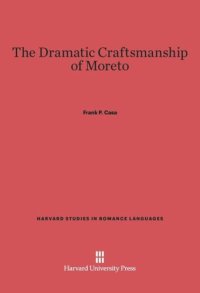 cover of the book The Dramatic Craftsmanship of Moreto