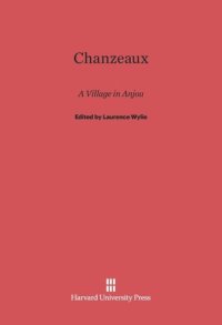 cover of the book Chanzeaux: A Village in Anjou