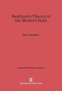 cover of the book Bentham’s Theory of the Modern State