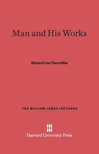 cover of the book Man and His Works