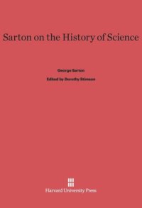 cover of the book Sarton on the History of Science