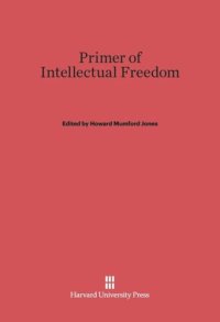 cover of the book Primer of Intellectual Freedom