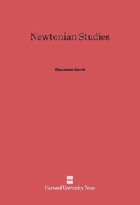 cover of the book Newtonian Studies