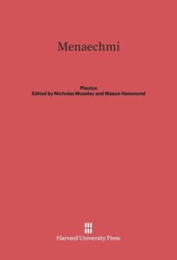 cover of the book Menaechmi