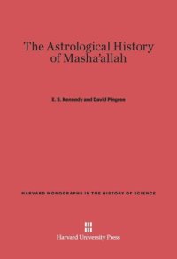 cover of the book The Astrological History of Masha'allah