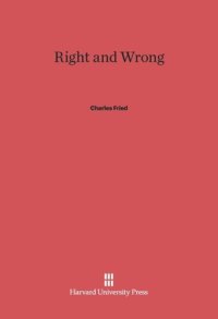 cover of the book Right and Wrong