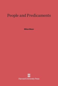 cover of the book People and Predicaments