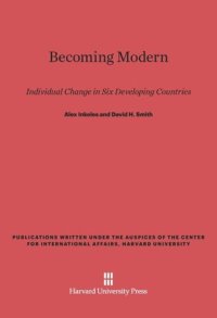 cover of the book Becoming Modern: Individual Change in Six Developing Countries