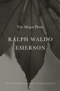 cover of the book Ralph Waldo Emerson: The Major Prose