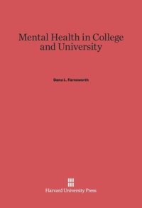 cover of the book Mental Health in College and University