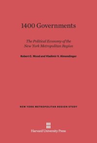 cover of the book 1400 Governments: The Political Economy of the New York Metropolitan Region