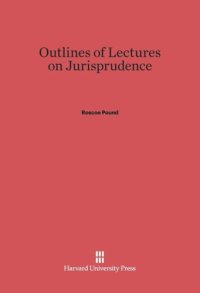 cover of the book Outlines of Lectures on Jurisprudence: Fifth edition