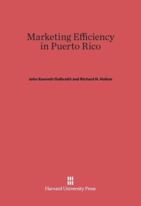 cover of the book Marketing Efficiency in Puerto Rico