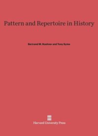 cover of the book Pattern and Repertoire in History