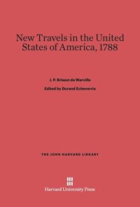 cover of the book New Travels in the United States of the America, 1788