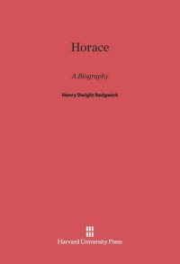 cover of the book Horace: A Biography