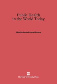 cover of the book Public Health in the World Today