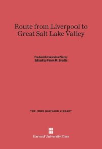 cover of the book Route from Liverpool to Great Salt Lake Valley