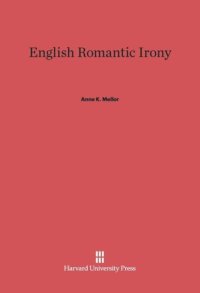 cover of the book English Romantic Irony