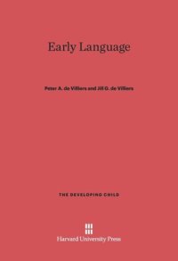 cover of the book Early Language