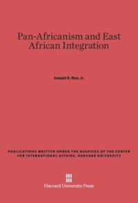 cover of the book Pan-Africanism and East African Integration