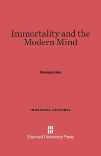 cover of the book Immortality and the Modern Mind