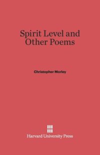 cover of the book Spirit Level and Other Poems