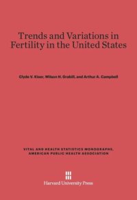 cover of the book Trends and Variations in Fertility in the United States