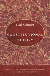 cover of the book Constitutional Theory