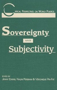 cover of the book Sovereignty and Subjectivity