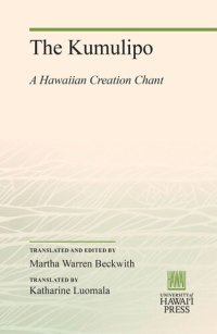 cover of the book The Kumulipo: A Hawaiian Creation Chant