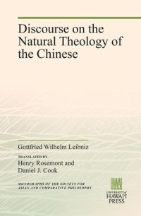 cover of the book Discourse on the Natural Theology of the Chinese