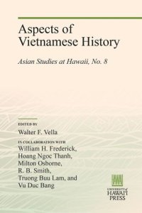 cover of the book Aspects of Vietnamese History: Asian Studies at Hawaii, No. 8