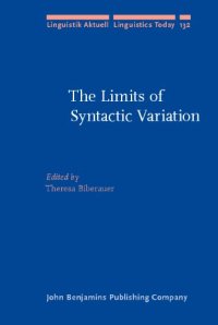 cover of the book The Limits of Syntactic Variation 