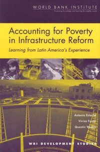 cover of the book Accounting for Poverty in Infrastructure Reform: Learning from Latin America's Experience 