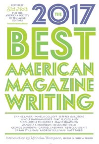 cover of the book The Best American Magazine Writing 2017