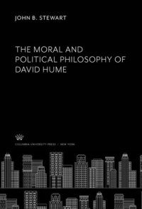 cover of the book The Moral and Political Philosophy of David Hume