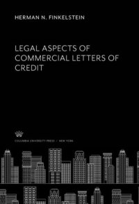 cover of the book Legal Aspects of Commercial Letters of Credit