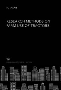 cover of the book Research Methods on Farm Use of Tractors