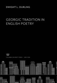 cover of the book Georgic Tradition in English Poetry