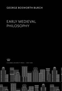 cover of the book Early Medieval Philosophy