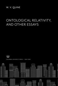 cover of the book Ontological Relativity and Other Essays