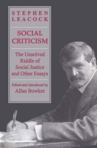 cover of the book Social Criticism: The Unsolved Riddle of Social Justice and Other Essays