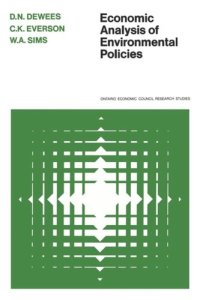 cover of the book Economic Analysis of Environmental Policies